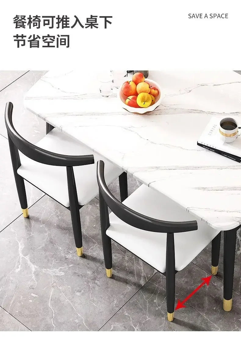 High Modern Luxury Dining Table Legs Metal Organizer Free Shipping Hallway Coffee Tables Nail Restaurant Mesa Comedor Furniture