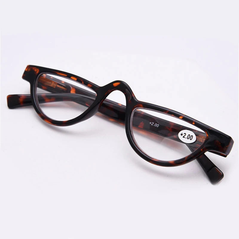 Ultralight Half Frame Reading Glasses Women Men Presbyopia Optical Eyeglasses Unisex Reading Eyewear Diopter +1.0to+3.5