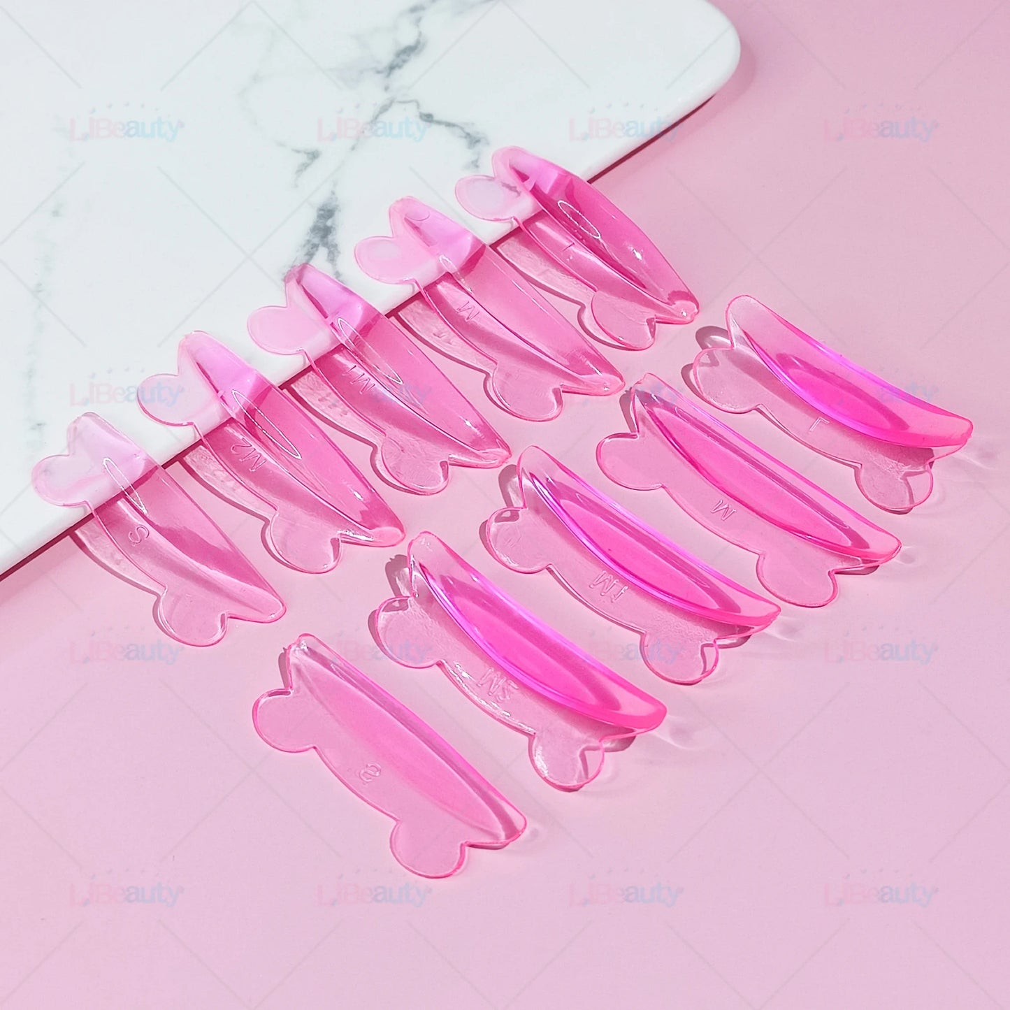 Libeauty Different Curl Silicone Reusable Eyelash Perm Rod Lash Lift Pads Lifting 3D Eyelash Curler Accessories Makeup Tools