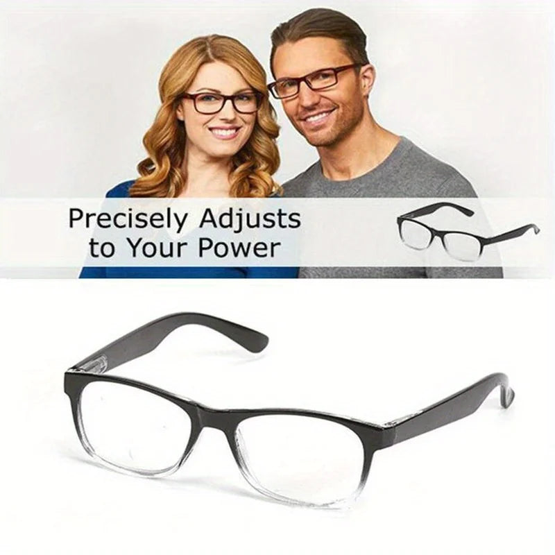 Multifocal One Power Readers Reading Glasses Men Women High Quality Auto Adjusting Clear Reading Glasses