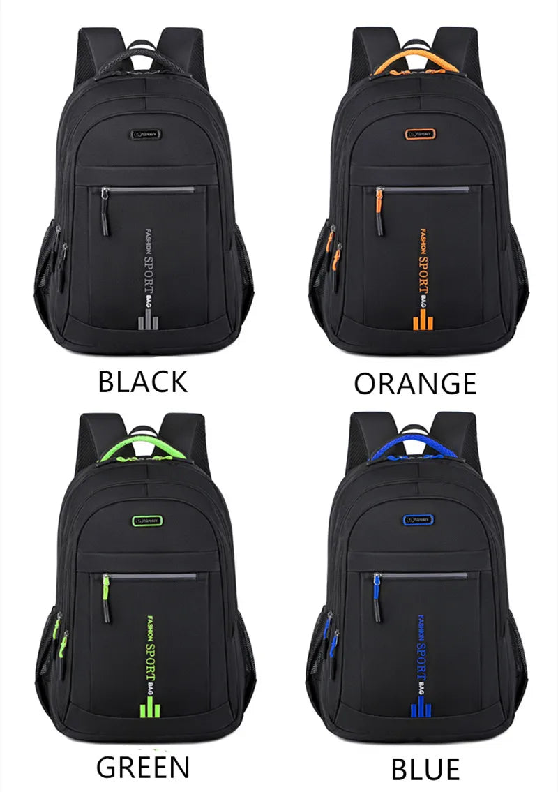 2024 New Large Capacity Oxford Cloth Leisure Travel Backpack College Students Backpack Fashion Business Laptop Backpack