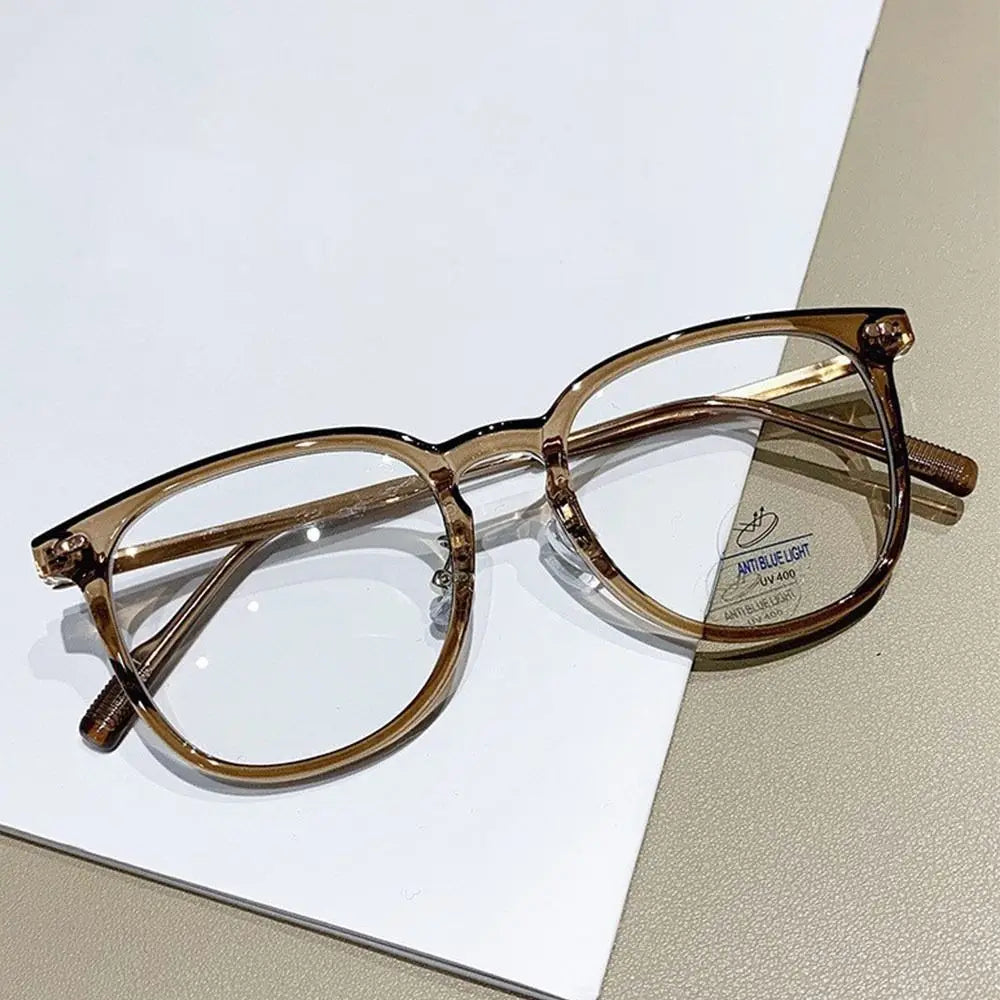 Anti-Blue Light Glasses Women Men Oversized Optical Frame Eye Protection Ultra Light Eyeglasses Office Computer Goggles