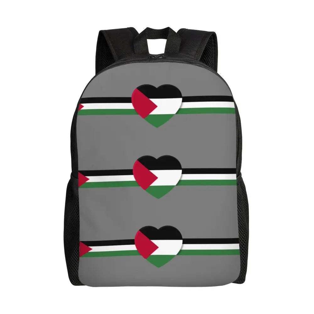 Custom Palestinians Keffiyeh Pattern Backpack for Women Men Waterproof College School Tradition Bag Print Bookbags