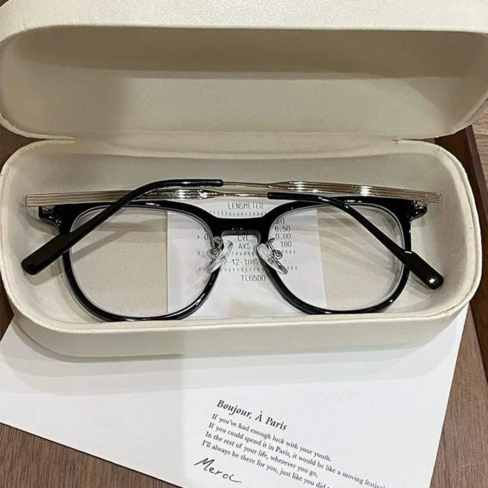 Anti-Blue Light Glasses Women Men Oversized Optical Frame Eye Protection Ultra Light Eyeglasses Office Computer Goggles