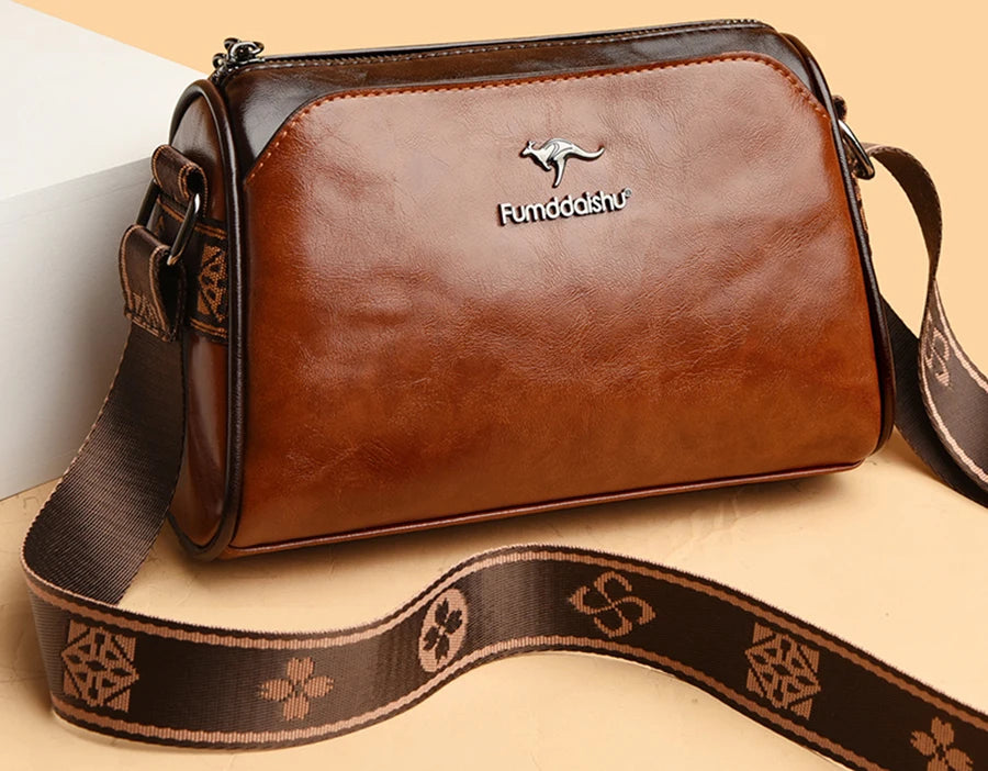 New Genuine High Quality Soft Leather Luxury Purses Crossbody Bag Designer Brand Ladies Shoulder Crossbody Bags 2024 Sac A Main