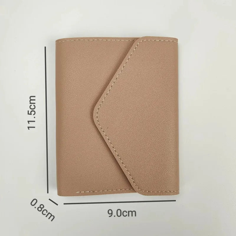 Wallets for Women Small Hasp Girl Credit Card Holder for PU Leather Coin Purse Female Wallet Short Purses for Women Carteras