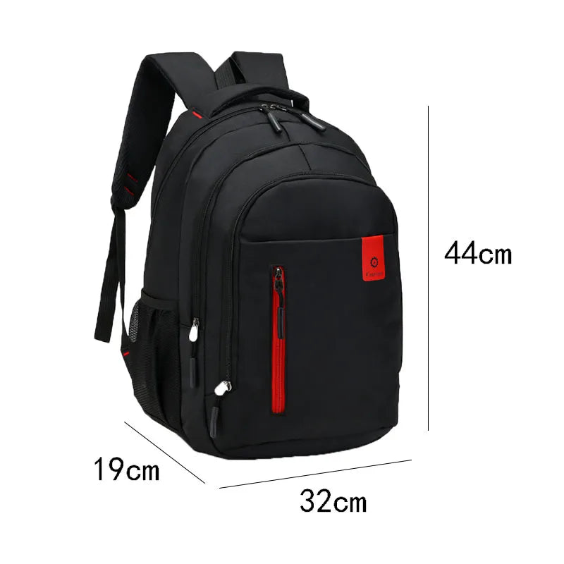 Men's Backpacks Oxford Waterproof Rucksack Business Computer Bag Casual Backpack Senior High School Student Schoolbag Large Capa