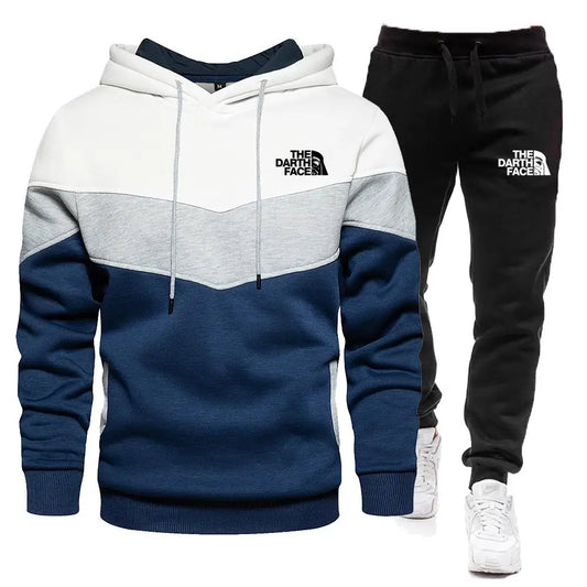 2024 Nouveaux Hommes Sweats À Capuche Sweat-Shirt + Pantalon De Survêtement Costume Automne Hiver Ensembles De Vêtements De Sport Survêtement Hommes Pull Veste Ensemble