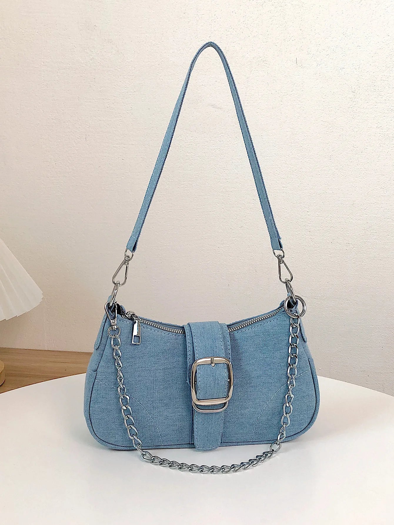 Small Design Jeans Bag Women's New Cross-Shoulder Bag Shoulder Canvas Bag