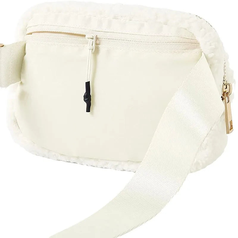 Lulu Lambswool Waist Bag Sports Chest Bag Messenger Bag Outdoor Sports Bag Unisex Drop Shipping