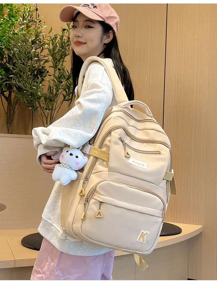 Women's Bag Backpacks Woman Bags Backpack Bagpacks Travel Female Back Pack Mens Ita Ladies 2024 Kawaii Multifinonal School Trend