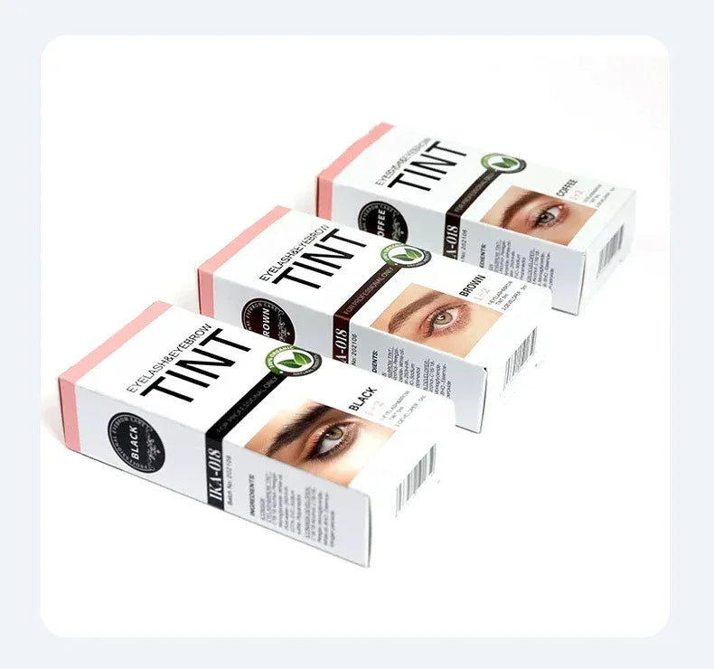 Eyelashes and Eyebrow Tint Dye Professional Eyebrow Dye Waterproof Long-lasting Eyebrow Brow Kit Semi Permanent Brow Lift