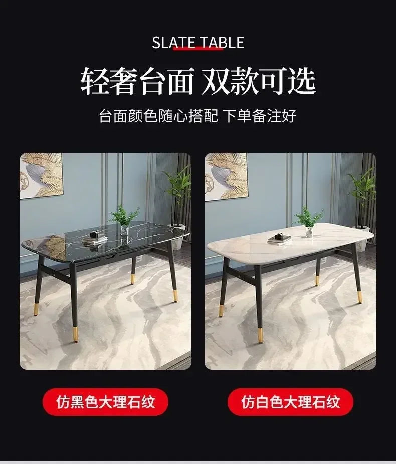 High Modern Luxury Dining Table Legs Metal Organizer Free Shipping Hallway Coffee Tables Nail Restaurant Mesa Comedor Furniture