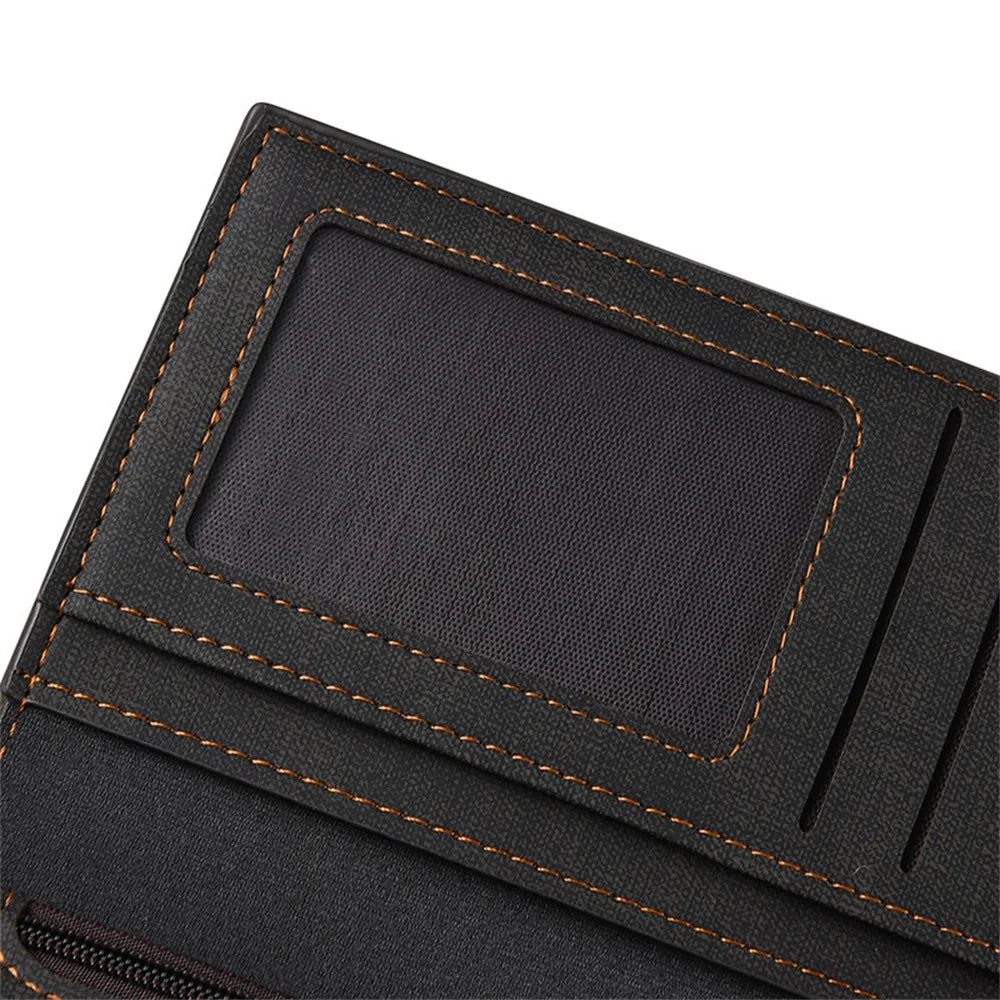 Men's Wallet Long Fashion Multiple Card Slots Men's Wallet Slim Long Thin Mens Luxury Wallet Designer Wallet Men with Coins Bag