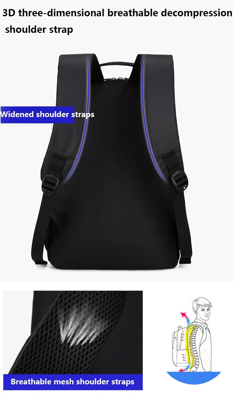 Men's Waterproof Backpack Ultra Lightweight Back Bag for Men Backpack Book Bag Men's Stylish Backpack 15.6" Notebook