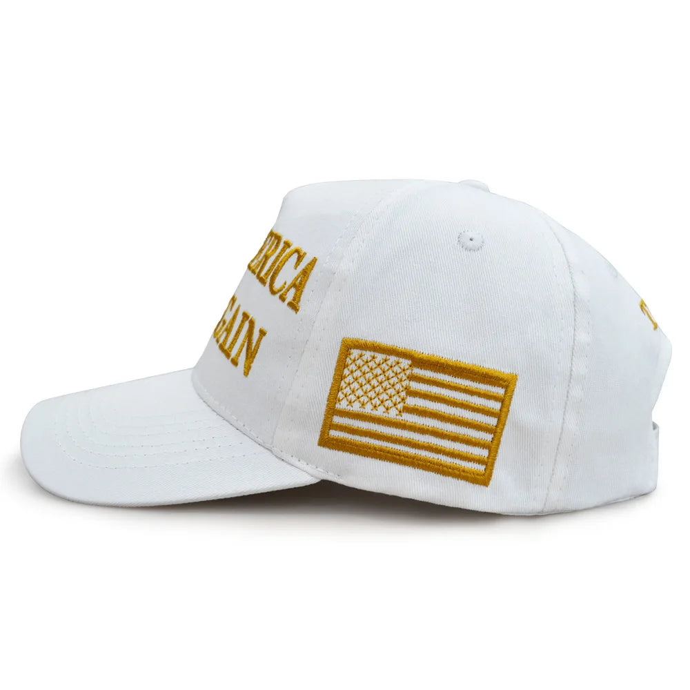 Fashion Baseball Caps MAGA 2024 America Snapback Hats Adjustable for Outdoor Sports Caps Hip Hop Hats Trendy Solid Colors