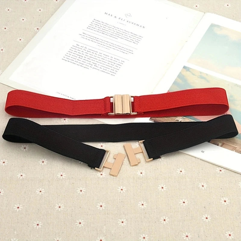 Elastic Belt Women's Dress Decoration Elastic Waistband Belt Women's Suit Shirt Waistband Dress Belt