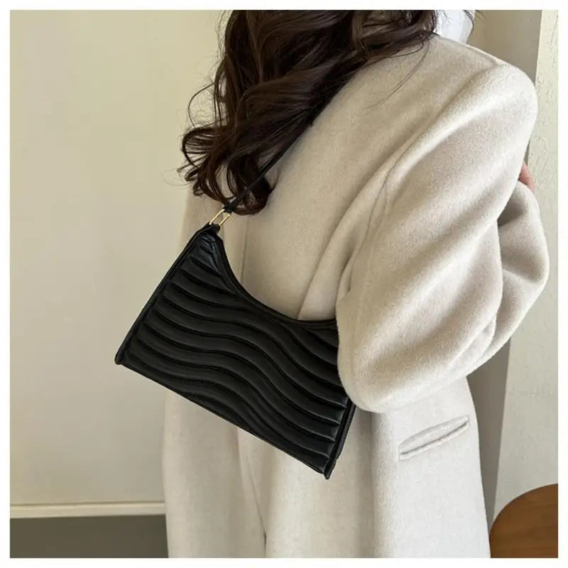 Women's Underarm Bag Commuting Texture Minimalist One Shoulder bag New Versatile Fashion Pu Handbag Crossbody Bags Shopper Purse