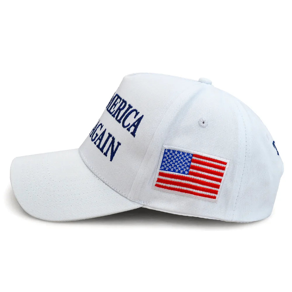 Fashion Baseball Caps MAGA 2024 America Snapback Hats Adjustable for Outdoor Sports Caps Hip Hop Hats Trendy Solid Colors