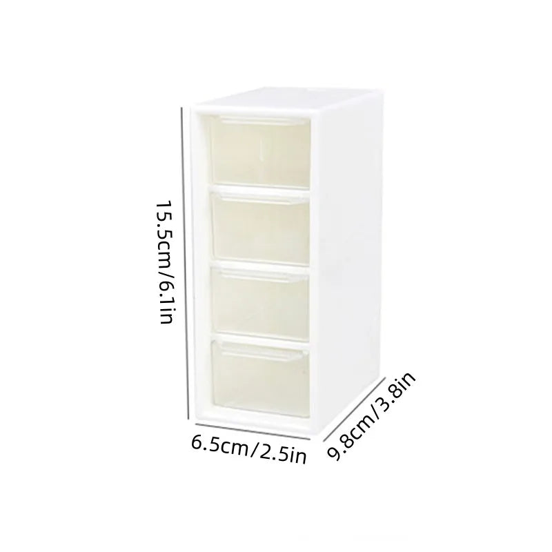 Desk Storage Box for Mini Drawers, Stackable Nine-square Grid Storage Box, Hairpin/sticker/jewelry Accessories Storage Box