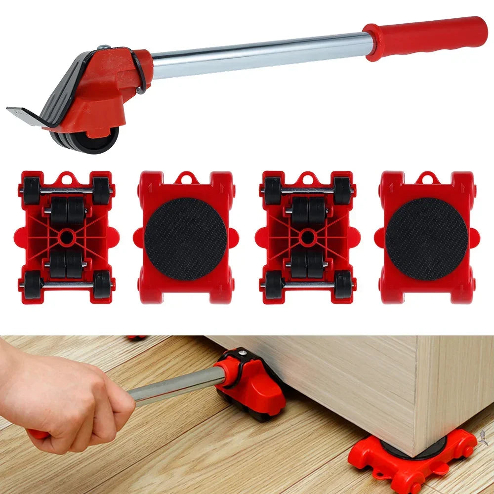 Furniture Moving Transport Roller Set Heavy Duty Furniture Lifiting Caster Tool Furniture Transport Lifter Sliders Roller Tool