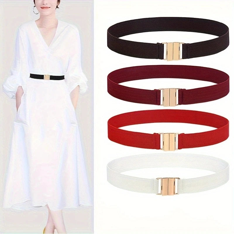 Elastic Belt Women's Dress Decoration Elastic Waistband Belt Women's Suit Shirt Waistband Dress Belt