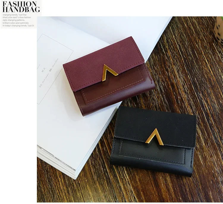 2024 Leather Women Wallets Hasp Lady Moneybags Zipper Coin Purse Woman Envelope Wallet Money Cards ID Holder Bags Purses Pocket