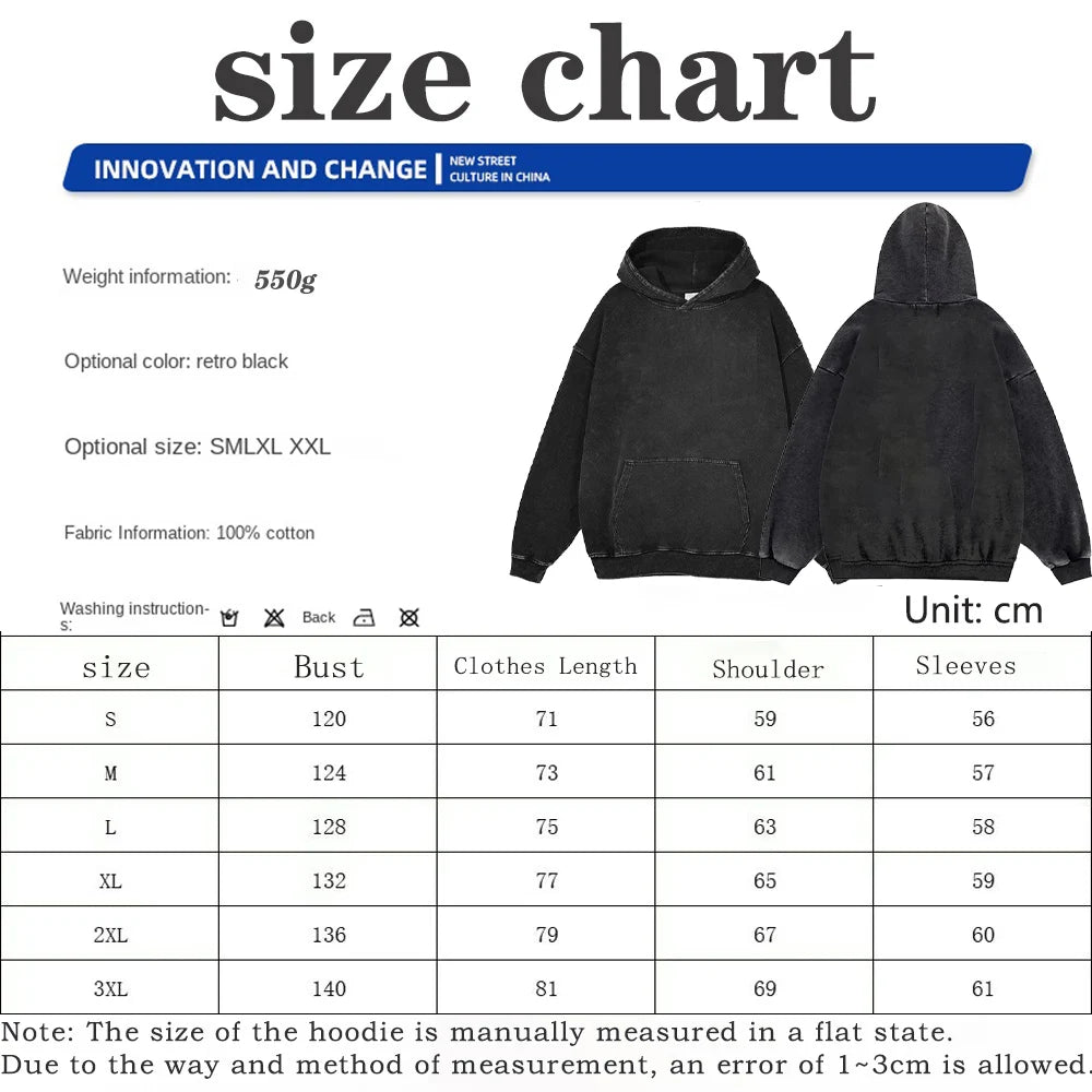 Jujutsu Kaisen Anime Hoodies Men Women 100%Cotton Toji Gothic Manga Sweatshirts Vintage Casual Pullover Fashion Streetwear Daily