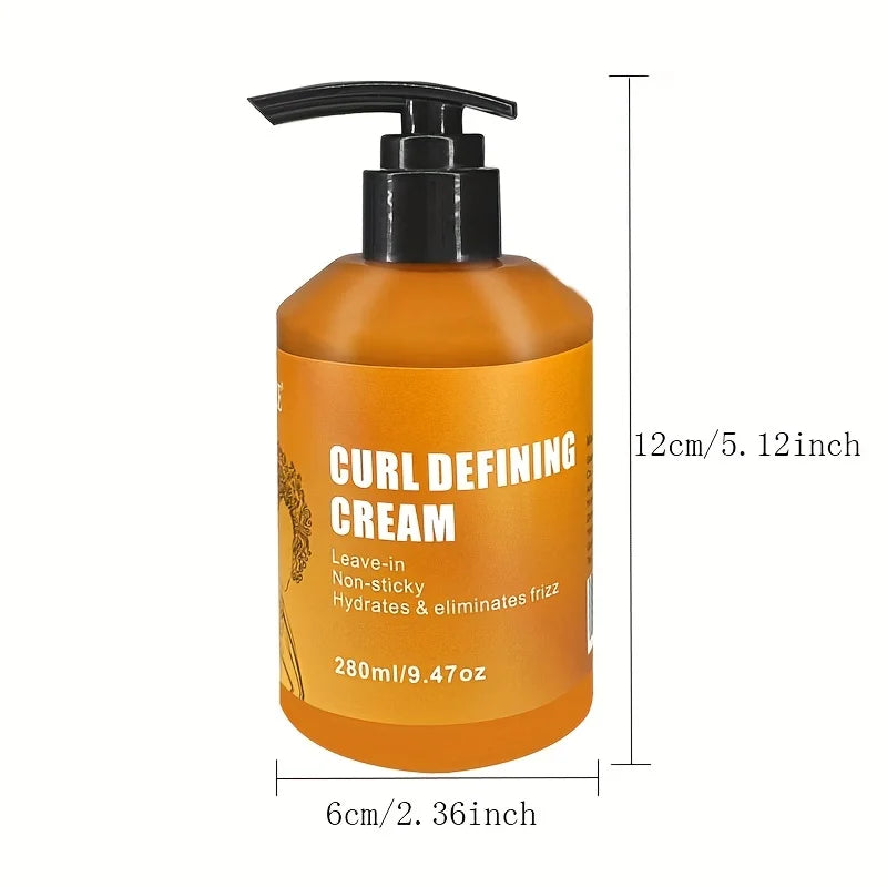 Crème définition de boucles GZE à l'huile d'argan pour cheveux ondulés et bouclés Hydratant et revitalisant en profondeur pour des cheveux brillants et rebondissants