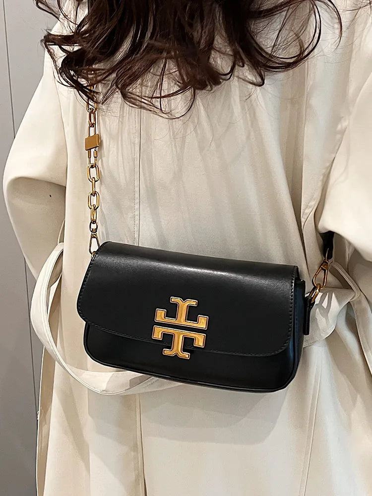 New Niche Handbag French Retro Tote Bag Fashion One-Shoulder Diagonal Bag Exquisite High-Quality Portable Small Square Bag Gifts