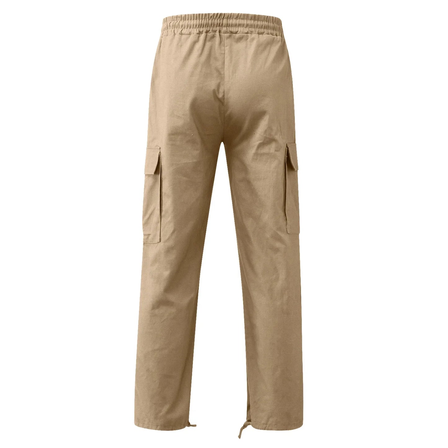 Pantalon cargo pour homme Amazon Summer 2023 - Pantalon décontracté multi-poches indépendant avec cordon de serrage et commerce extérieur