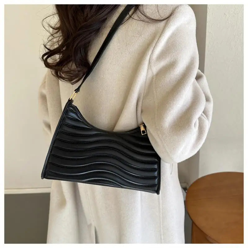 Women's Underarm Bag Commuting Texture Minimalist One Shoulder bag New Versatile Fashion Pu Handbag Crossbody Bags Shopper Purse