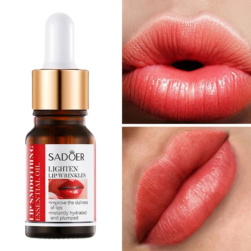 Lip Booster Plumping Serum Oil Hyaluronate Acid Moisturizing Sexy Enhancer Non-Irritating Brighten Fade Lines Plump Products