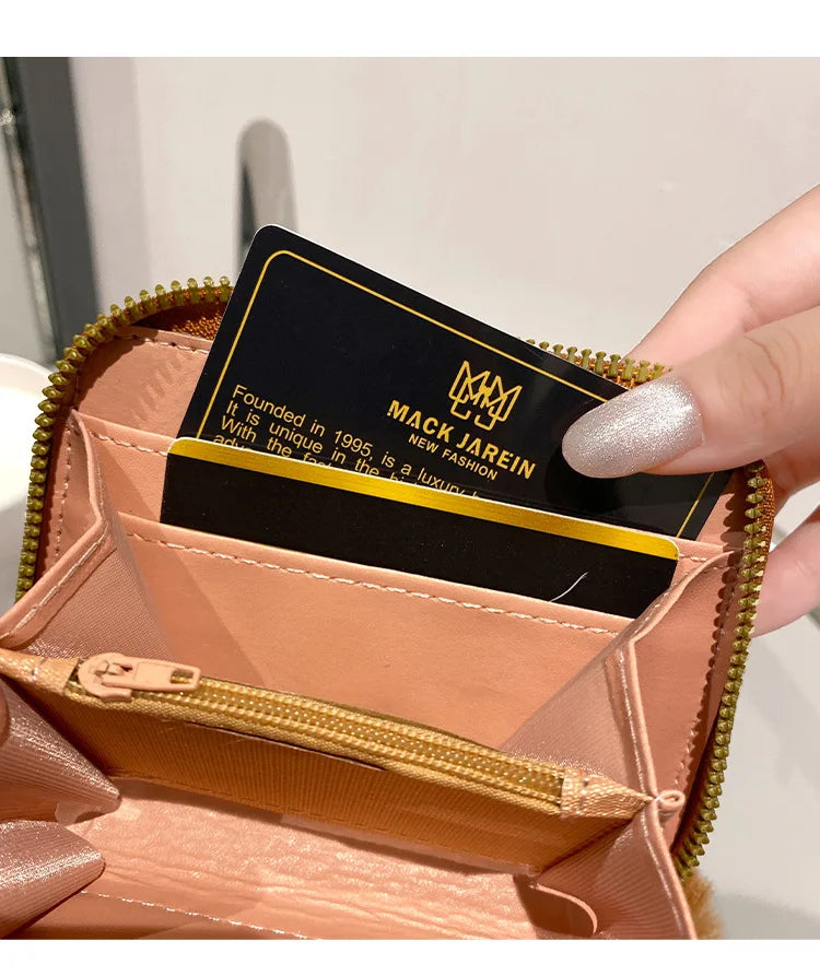 Women Short Wallet Many Department Ladies Cute Small Clutch Ladies Money Coin Card Holders Purse Female Wallets