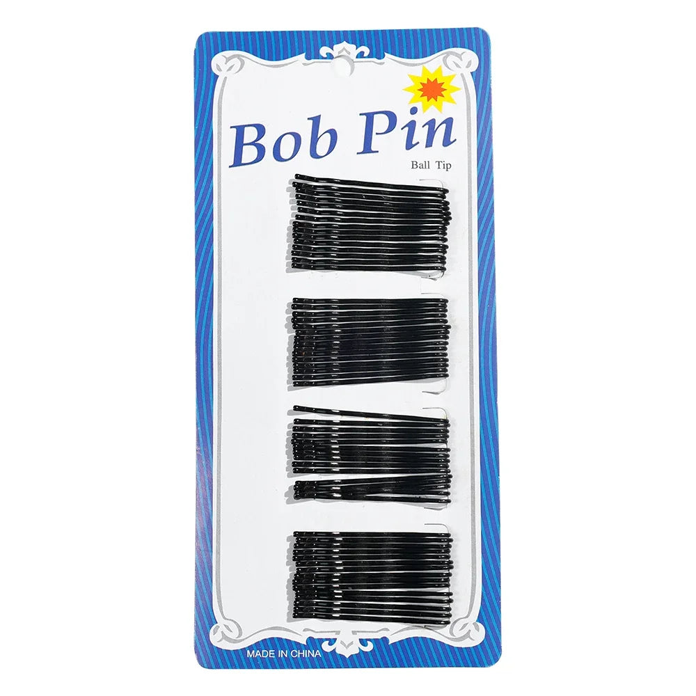 60/240Pcs Black Hair Clips U-Shaped Bobby Pin Invisible Wavy Hairpin Hairstyle Styling Metal Hair Grip Barrette Hair Accessories