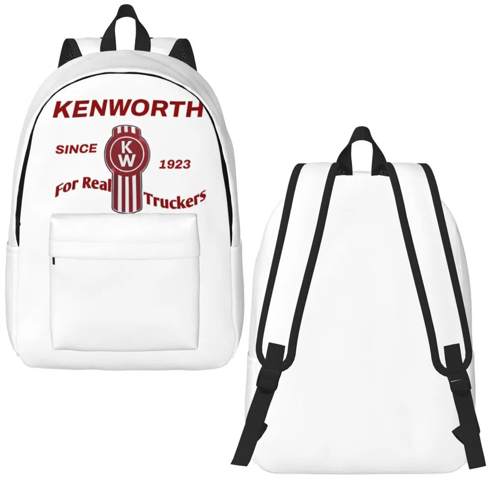 Kenworth Logo Casual Backpack with Pocket High School Business Daypack for Men Women Laptop Computer Canvas Bags