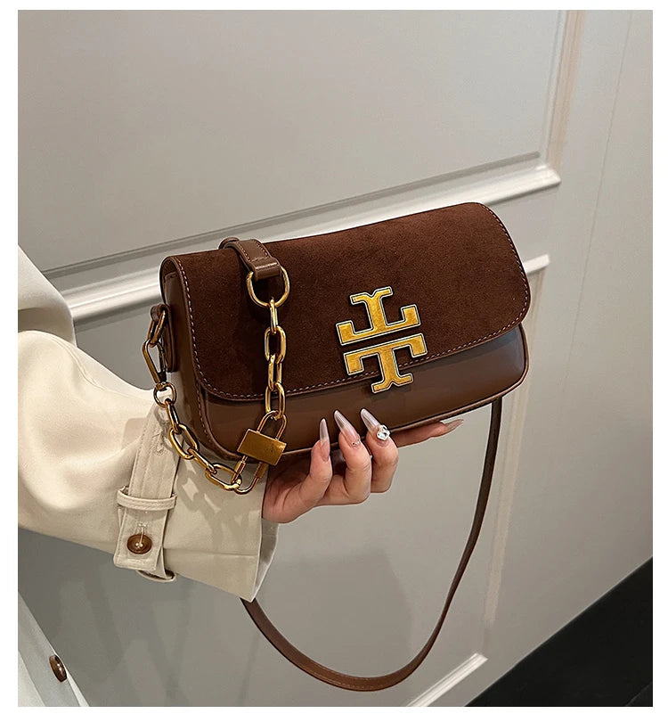 New Niche Handbag French Retro Tote Bag Fashion One-Shoulder Diagonal Bag Exquisite High-Quality Portable Small Square Bag Gifts