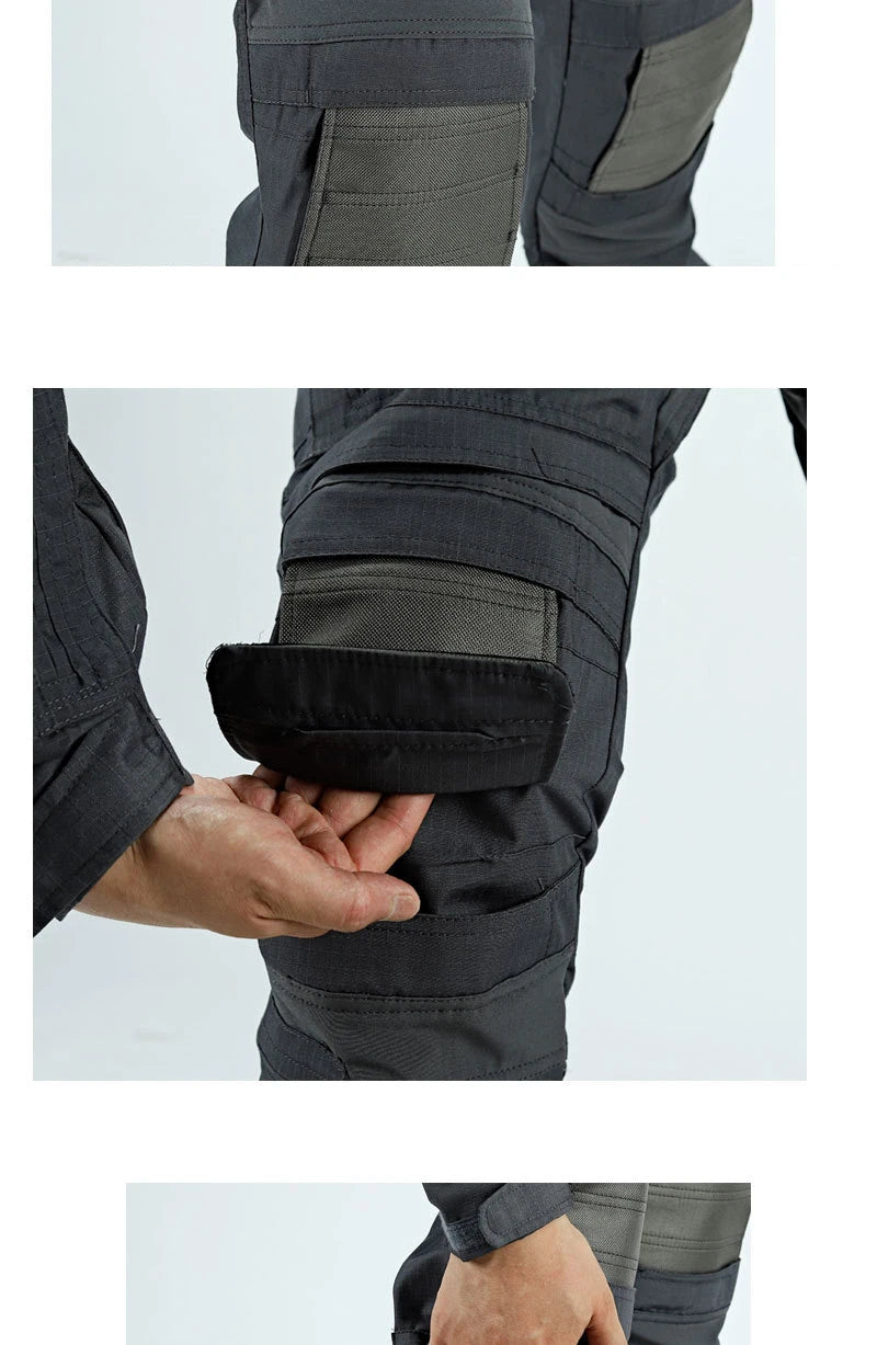 Pantalon cargo imperméable pour homme, pantalon tactique d'entraînement militaire, pantalon de combat, multi-poches, résistant à l'usure, pantalon pour homme, randonnée en plein air