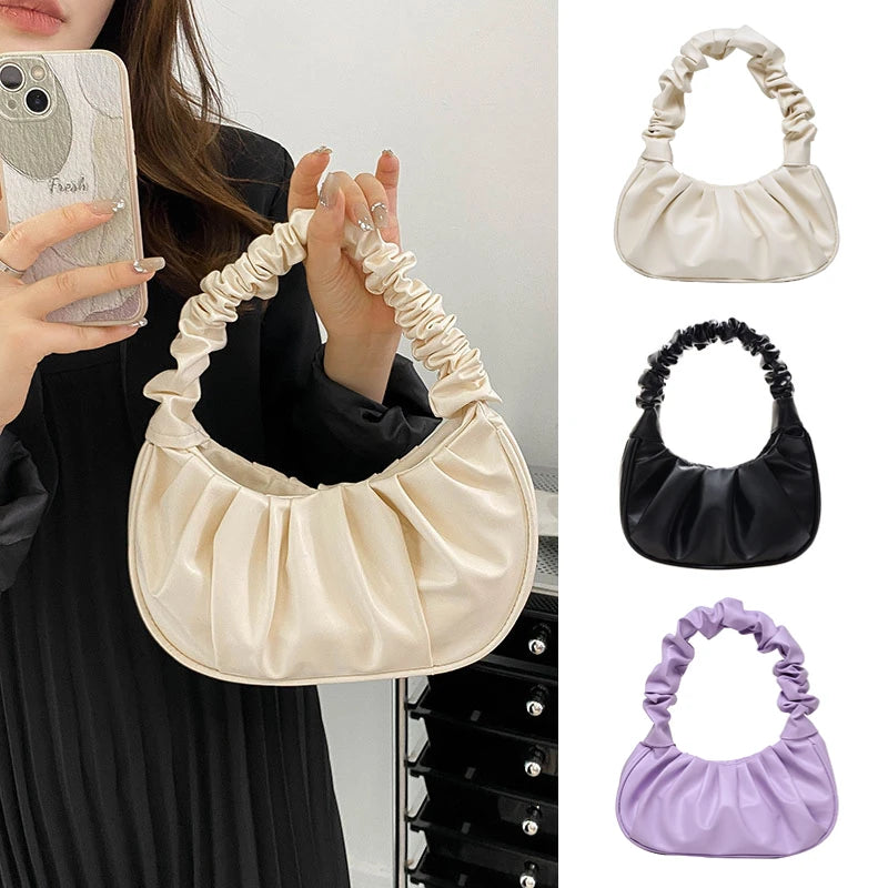 Cloud Pleated Handlebags Designer Handbag Women's Single Crossbody Dumpling Tote Armpit Bag Shopping Shoulder Bags Underarm Bag