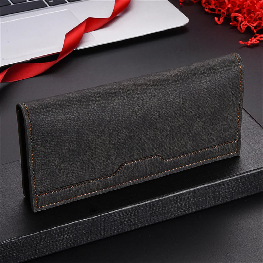 Men's Wallet Long Fashion Multiple Card Slots Men's Wallet Slim Long Thin Mens Luxury Wallet Designer Wallet Men with Coins Bag