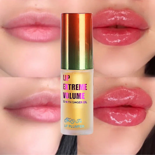 Lip Plumper Oil Serum Instant Long Lasting Volumising Essence Oil Repair Lip Fine Lines Increases Elasticity Sexy Lip Balm New