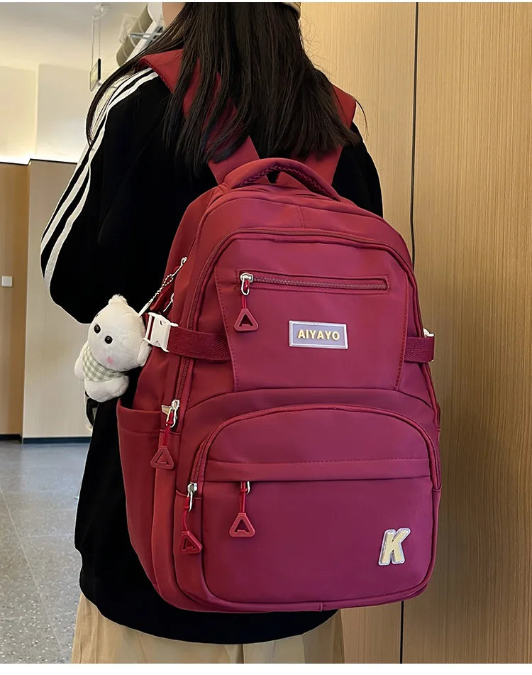 Women's Bag Backpacks Woman Bags Backpack Bagpacks Travel Female Back Pack Mens Ita Ladies 2024 Kawaii Multifinonal School Trend