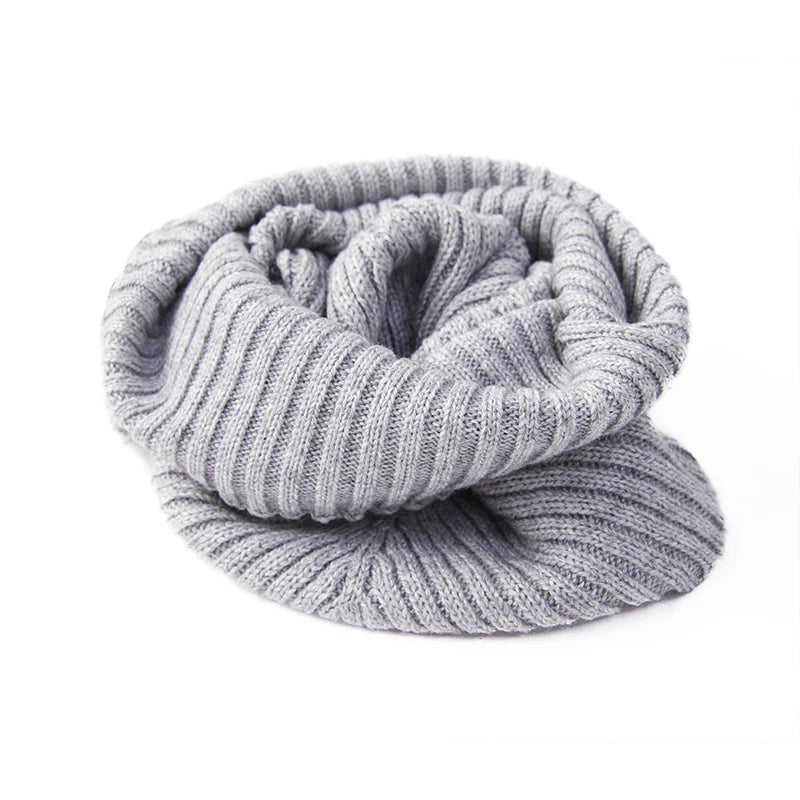 Women Wool Knitted Neckchief Winter Irregular Design Turtleneck Ring Scarf Warm Cashmere Short Wrap Fashion Fake Collar