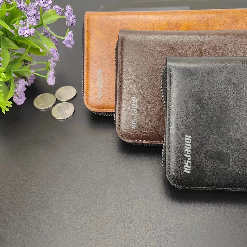 High Quality Men Wallet Long Style Credit Card Holder Male Phone Purse Zipper Large Capacity Brand PU Leather Clutch Bag For Men