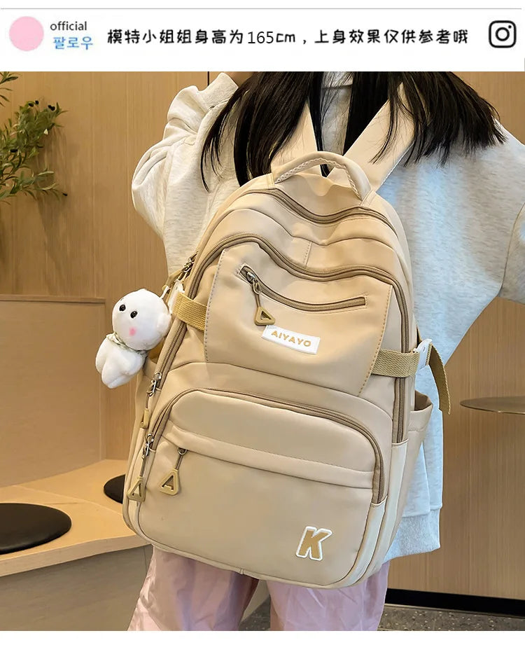 Women's Bag Backpacks Woman Bags Backpack Bagpacks Travel Female Back Pack Mens Ita Ladies 2024 Kawaii Multifinonal School Trend