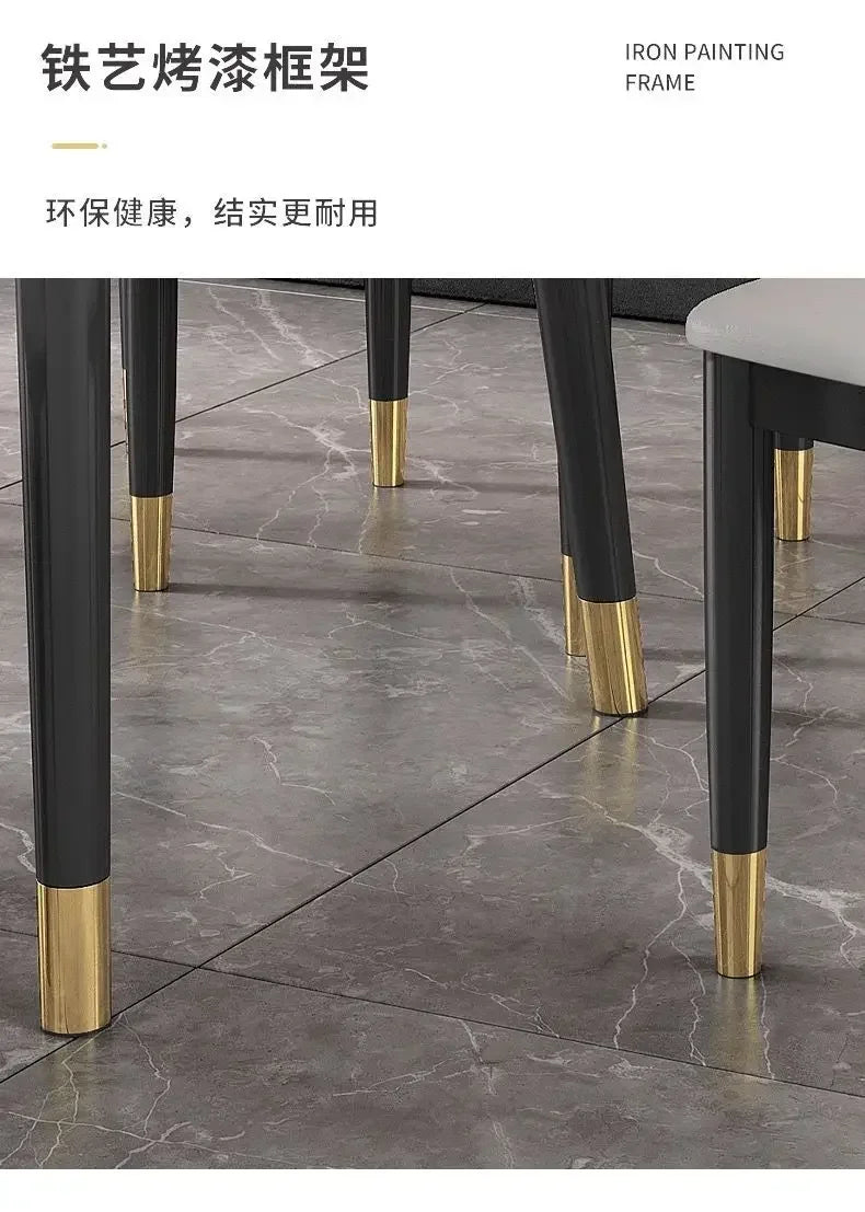 High Modern Luxury Dining Table Legs Metal Organizer Free Shipping Hallway Coffee Tables Nail Restaurant Mesa Comedor Furniture