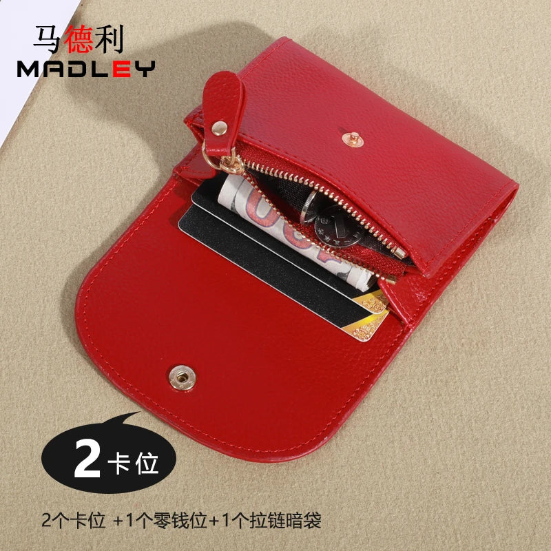 Practical Women's Small Card Wallet Simple and Fashionable Small Card Bag School Girls' Coin Wallet