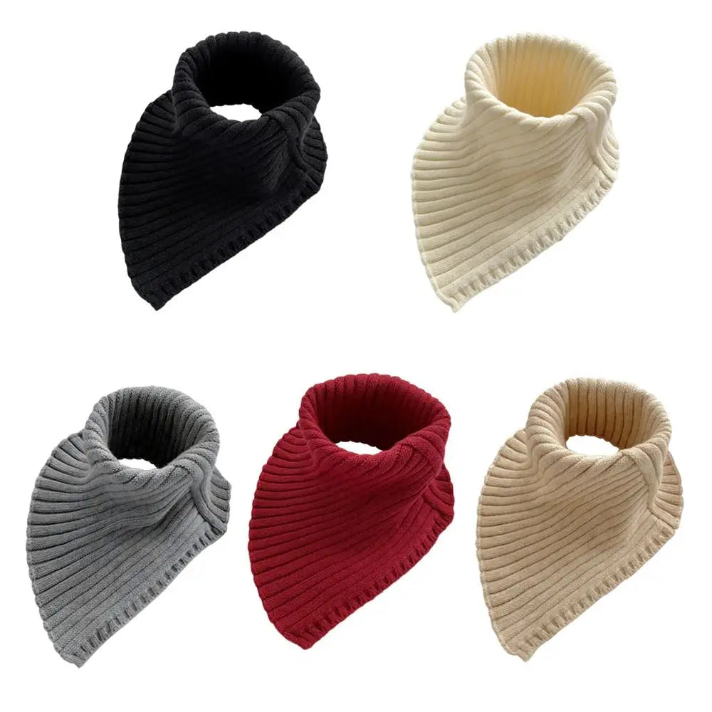 Women Knitted Fake Collar Scarf Women Warm Turtleneck Neck Warmer Detachable Winter Windproof Scarf