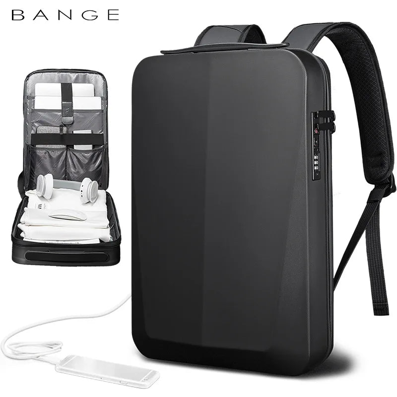 Bange Business Backpack 15.6 Inch Laptop Bagpack Men Elegant Waterproof Men's Usb Anti-Theft Computer Bag Big Capacity Bag