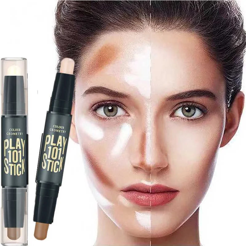 1 pièce de crème de fond de teint de base de maquillage professionnelle de haute qualité pour le contour du visage, le correcteur, le bronzage et la beauté du visage